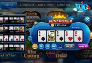 Mini Poker Là Gì? Chiến Lược Chơi Bất Bại Từ Cao Thủ Vicclub